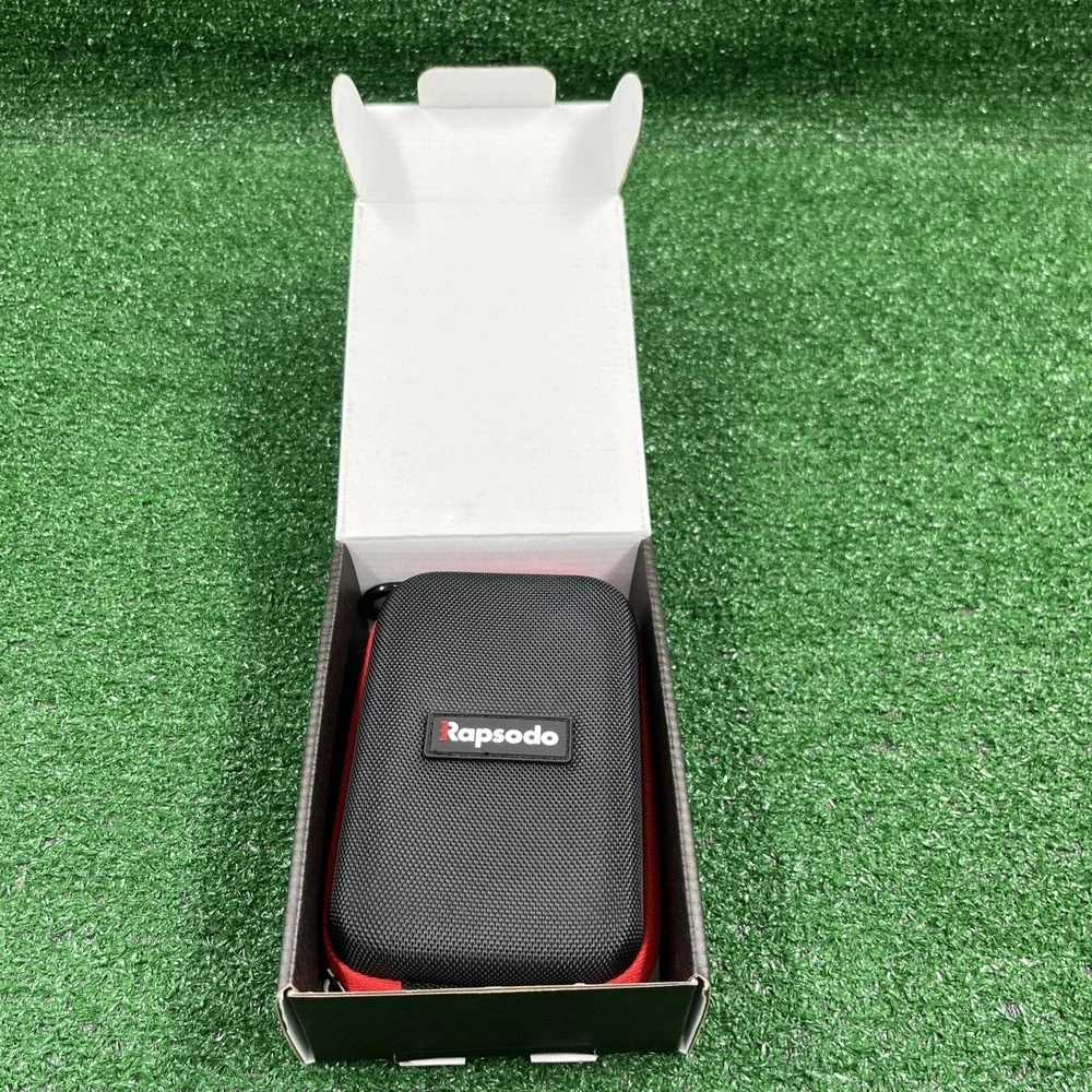 Rapsodo Mobile Golf Launch Monitor With Case Black and Red New